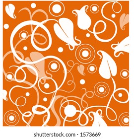 swirl fauna,leaves and circles