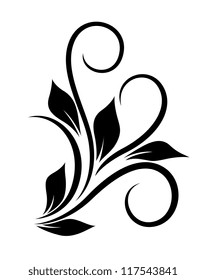 Swirl Floral Design