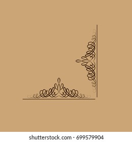 Swirl floral design