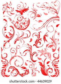 swirl floral patterns