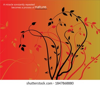 swirl flower vector pattern greeting design background