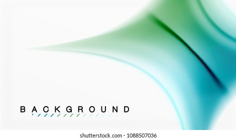 Swirl fluid flowing colors motion effect, holographic abstract background. Vector illustration