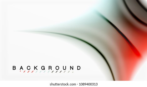 Swirl fluid flowing colors motion effect, holographic abstract background. Vector illustration