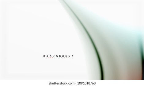 Efecto de movimiento de flujo de fluidos de fluidos de fluidos de fluidos, fondo holográfico abstracto. Ilustración del vector