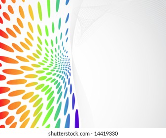 swirl halftone background vector illustration