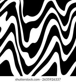 Swirl hypnotic black and white spiral. Monochrome abstract background. Vector flat geometric illustration.Template design for banner, website, template, leaflet, brochure, poster.