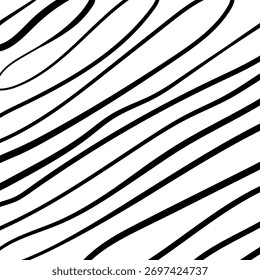 Patrón hipnótico de ondas en blanco y negro. Fondo abstracto monocromo. Ilustración vectorial. Diseño de Plantilla para Anuncio, Sitio web, folleto, cartel.
