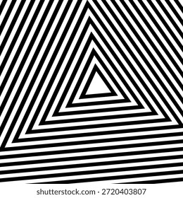 Redemoinho hipnótico padrão de ondas pretas e brancas. Fundo abstrato monocromático. Ilustração geométrica plana do vetor.Design do modelo para o banner, site, modelo, folheto, brochura, cartaz.