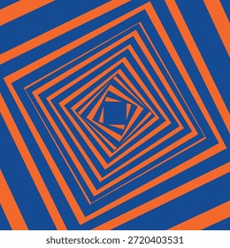 Padrão de onda de cor hipnótica em espiral. Fundo abstrato monocromático. Ilustração geométrica plana do vetor.Design do modelo para o banner, site, modelo, folheto, brochura, cartaz.