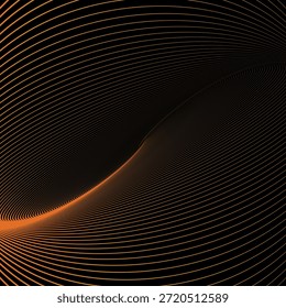 Padrão de onda de cor hipnótica em espiral. Fundo abstrato monocromático. Ilustração geométrica plana do vetor.Design do modelo para o banner, site, modelo, folheto, brochura, cartaz.