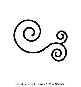 swirl icon template