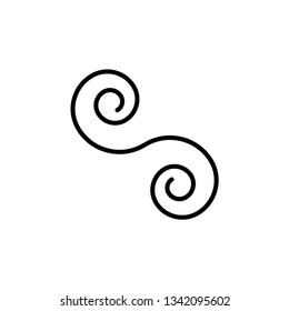 swirl icon template
