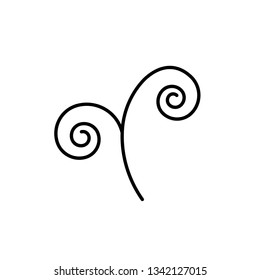 swirl icon template