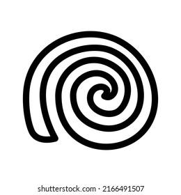 Swirl Icon Vector Symbol Design Illustration