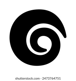 Swirl Icon Vektorgrafik Symbol Design Illustration