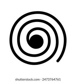 Swirl Icon Vector Symbol Design Illustration
