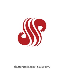 swirl letter S logo