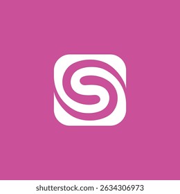 Swirl Letter S Logo design vector template
