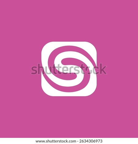 Swirl Letter S Logo design vector template