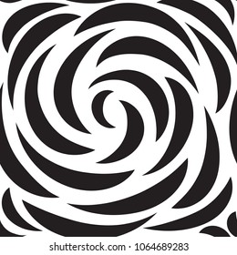 Swirl line seamless pattern with flower rose petal. Floral wallpaper macro bloom