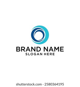 Swirl logo design vector, editable eps 10