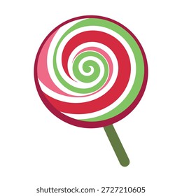 Remolino de piruleta con patrón de espiral