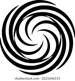 swirl object design element, whirlpool icon, vortex icon