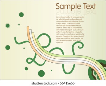 Swirl on Light Colored Background