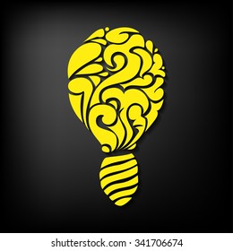 swirl ornate collection -  decorative light bulb