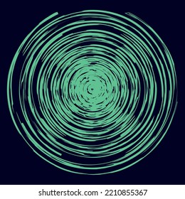 Swirl pattern. Spiral shapes, Background Vector illustration	