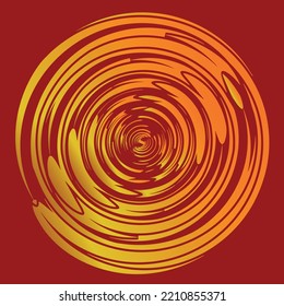 Swirl pattern. Spiral shapes, Background Vector illustration	