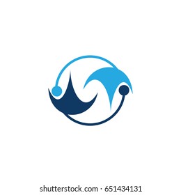 Swirl People Logo Stock Vector (Royalty Free) 651434131 | Shutterstock