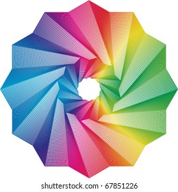 swirl rainbow colors spectrum