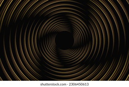 swirl ring magic artistic concentric geometry ornament movement illusion spin curve twirl concept radial background 