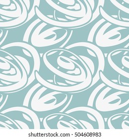 Swirl seamless pattern. Abstract vector background.