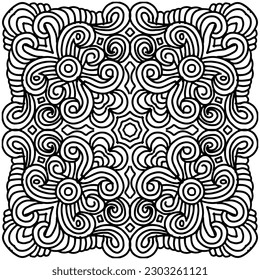 Swirl seamless pattern for printing, home decoration, fabrics, wallpapers, textile printing, wrapping paper and much more.