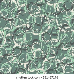 Swirl seamless pattern. Vector Background.