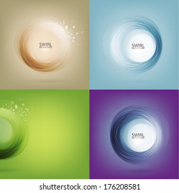 Swirl set background