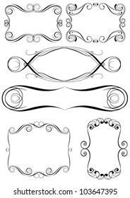 Swirl set of frame design