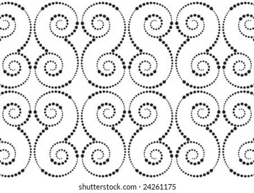 The swirl shape background design