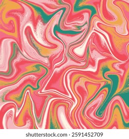 A swirl of soft pastels, capturing the essence of spring blossoms—gentle, vibrant, and full of life. vector abstract marble that blooms with color