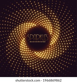 swirl sparkles glowing party background