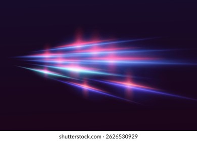 Swirl and speed effect. High speed light movement. EPS 10 vector.