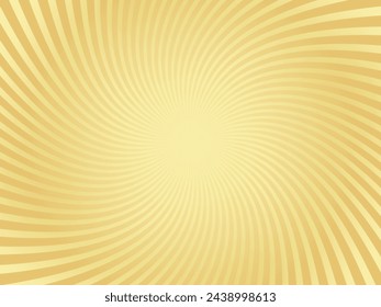 Swirl style psychedelic concentrated line background material_yellow x orange