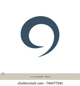 Swirl Swoosh Vector Logo Template Illustration Design. Vector EPS 10.