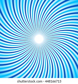 Swirl, twirl, spiral sunburst background.