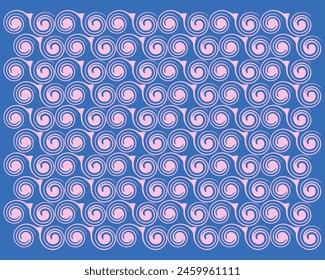 Swirl twisted effect pattern layout background vintage textile print art paper wallpaper clip art editable