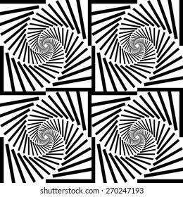 Swirl - vector illustration of striped spirals