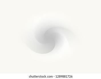 Swirl white Cream texture. Twisted creamy Yogurt. Milk whirlpool. Curvy Cheese fluid with space for text. Vanilla yogurt spread. For dairy or cosmetic products, packaging, labels. Vector illustration
