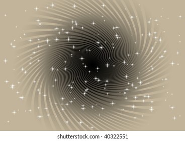 Swirled background  with stars